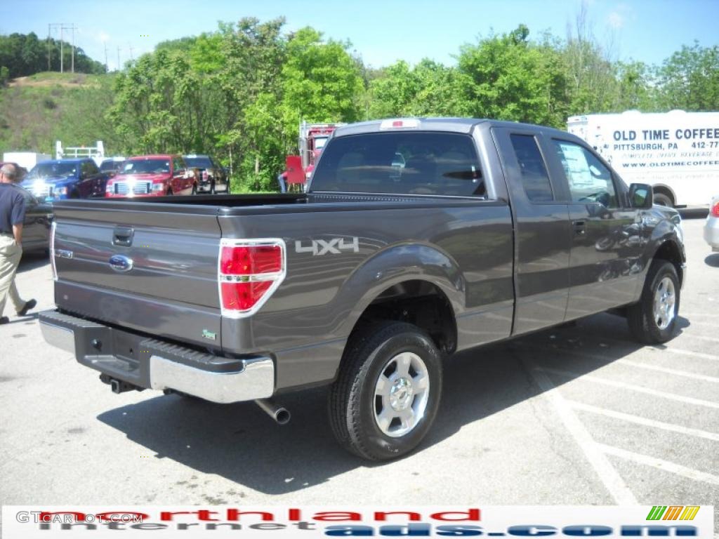 2010 F150 XLT SuperCab 4x4 - Sterling Grey Metallic / Medium Stone photo #6