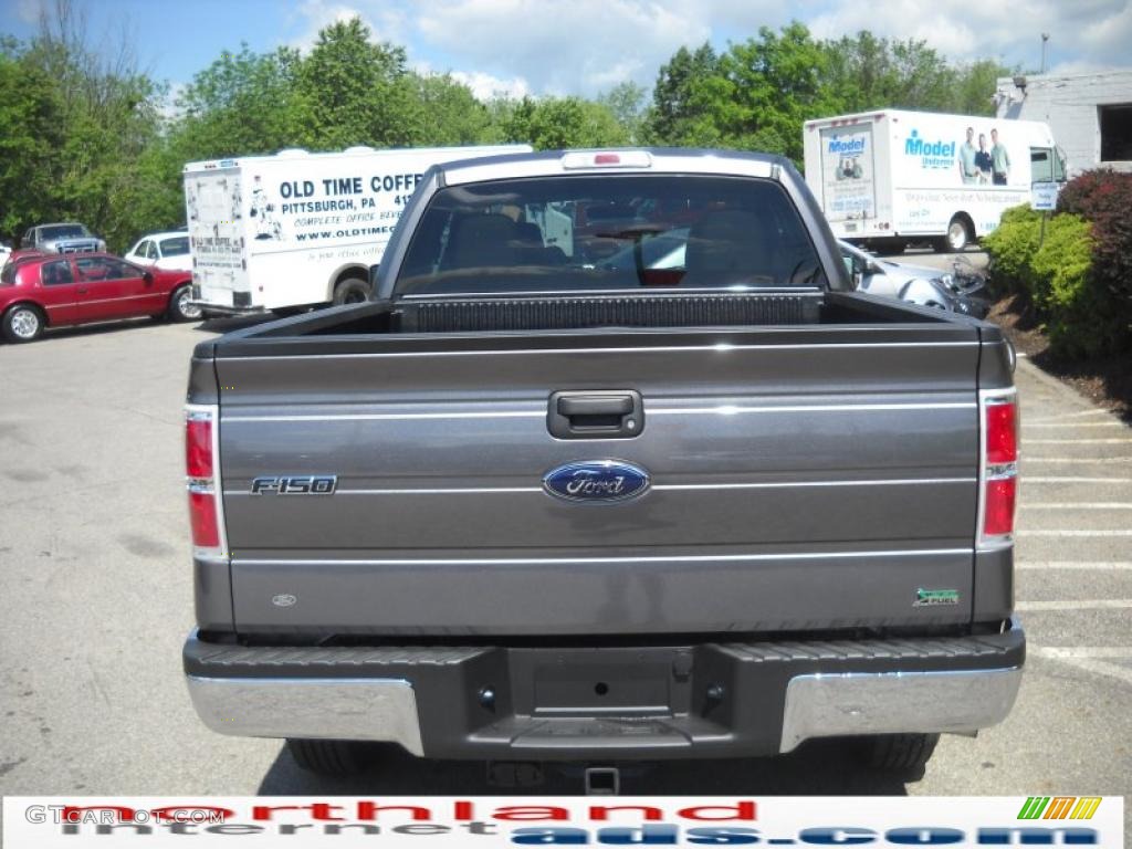 2010 F150 XLT SuperCab 4x4 - Sterling Grey Metallic / Medium Stone photo #7