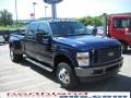 2008 Dark Blue Pearl Metallic Ford F350 Super Duty FX4 Crew Cab 4x4 Dually  photo #4