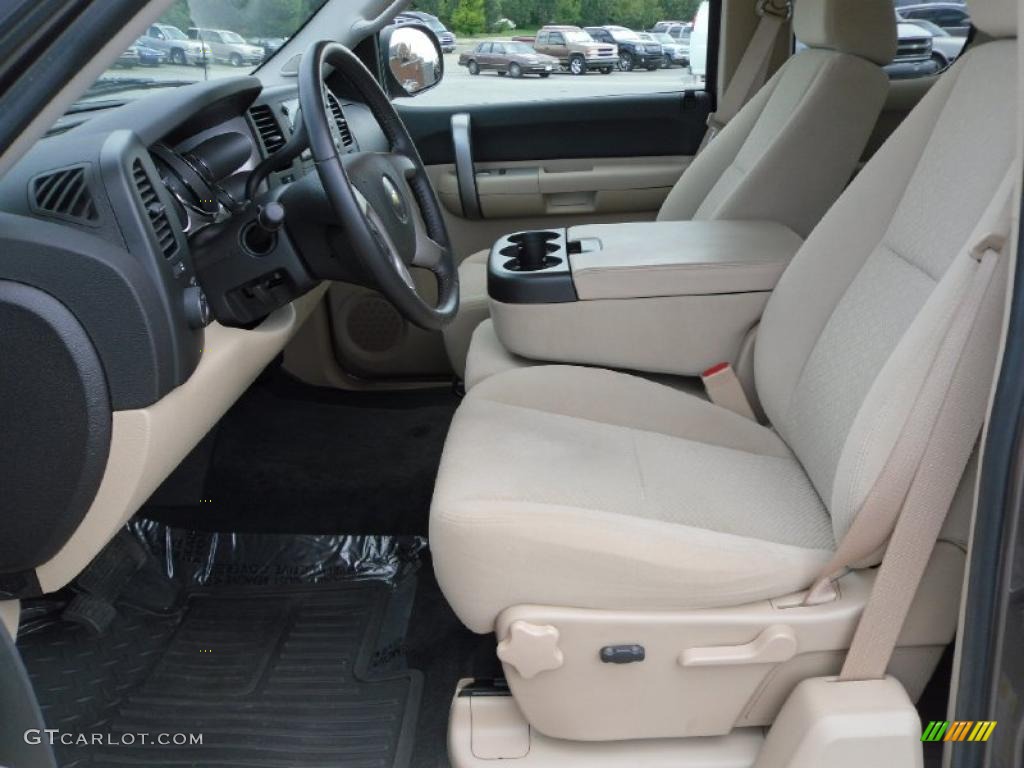 2008 Silverado 1500 LT Extended Cab - Desert Brown Metallic / Light Cashmere/Ebony Accents photo #7