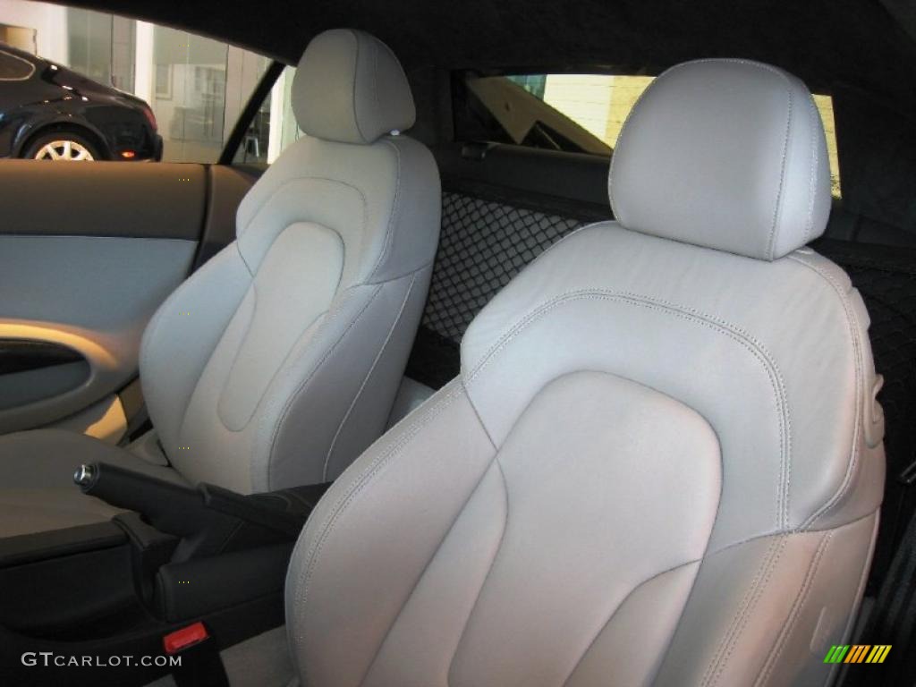 2009 R8 4.2 FSI quattro - Mugello Blue Pearl Effect / Fine Nappa Limestone Grey Leather photo #16
