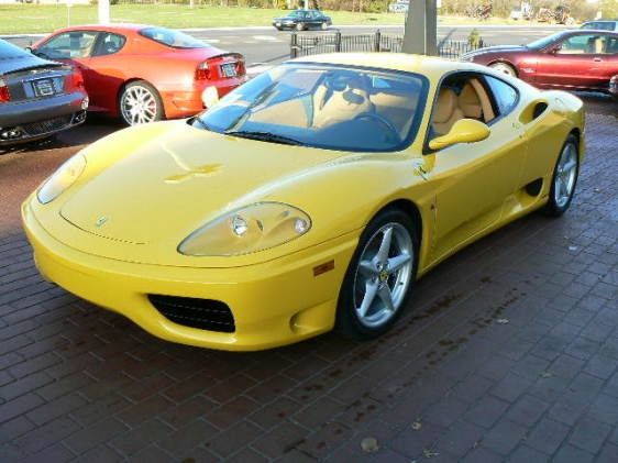 1999 360 Modena F1 - Yellow / Tan photo #22