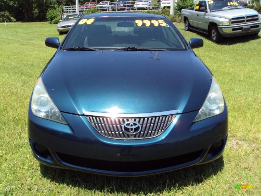 2004 Solara SE Coupe - Oceanus Pearl / Dark Stone Gray photo #12