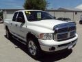 2005 Bright White Dodge Ram 1500 Laramie Quad Cab 4x4  photo #10
