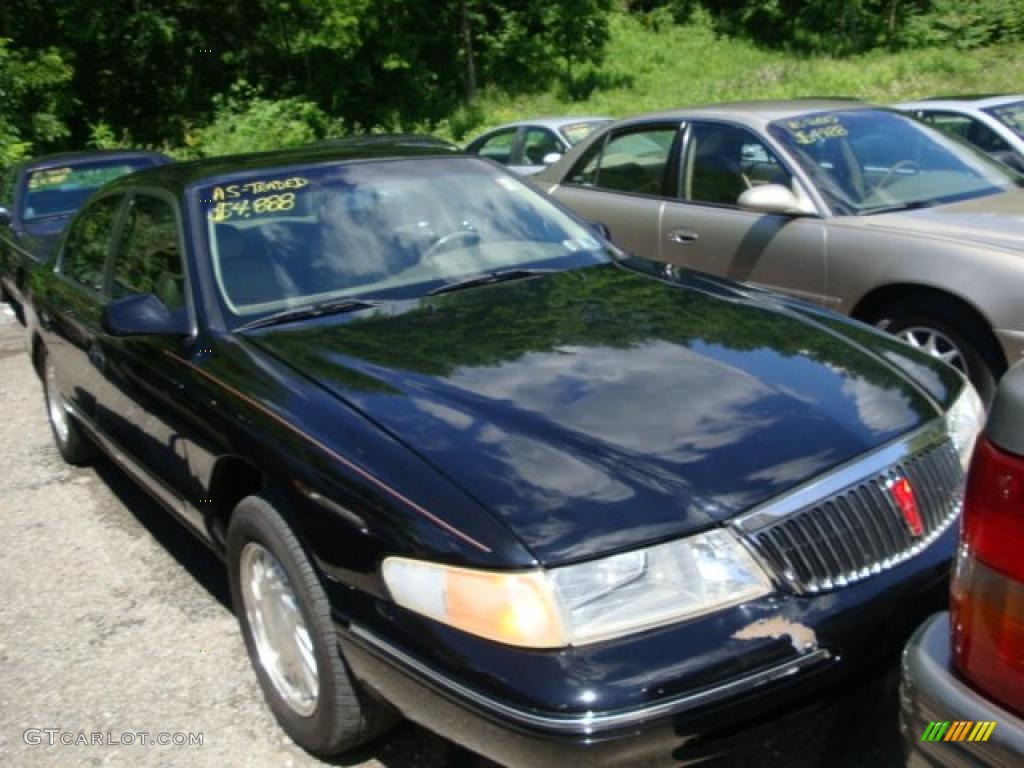1997 Continental  - Black Clearcoat / Light Parchment photo #1