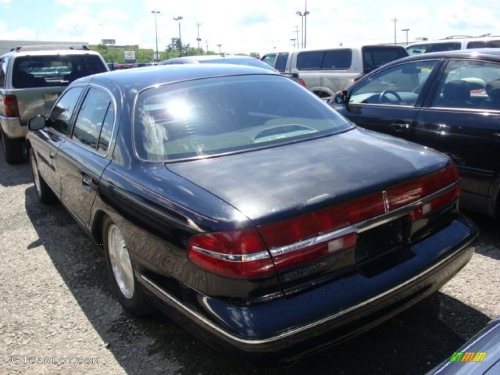 1997 Continental  - Black Clearcoat / Light Parchment photo #4