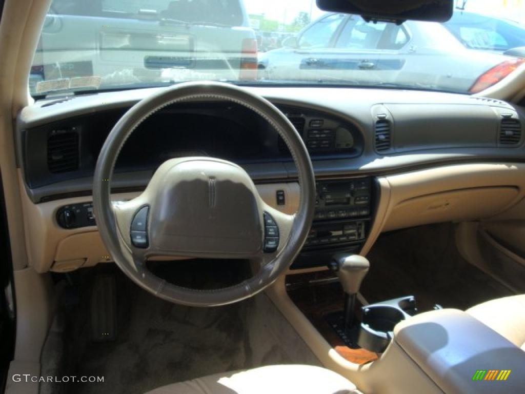 1997 Continental  - Black Clearcoat / Light Parchment photo #9