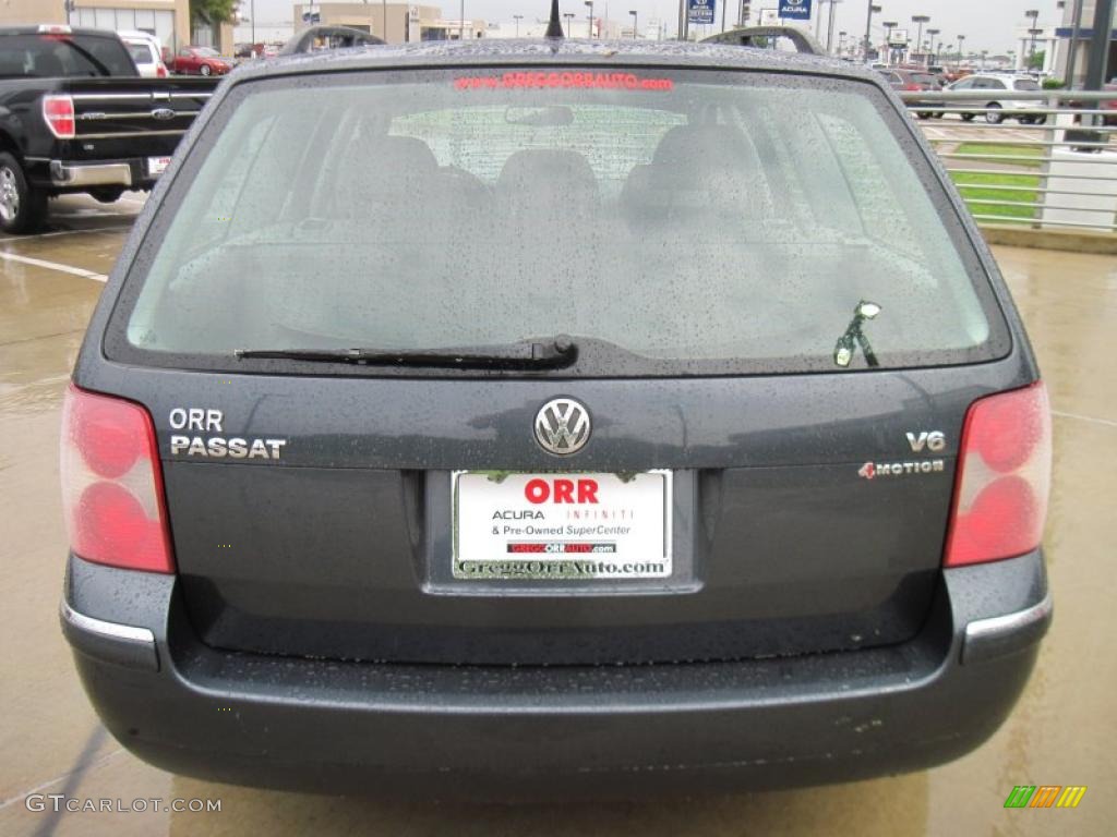 2003 Passat GLX 4Motion Wagon - Blue Anthracite Pearl / Grey photo #6