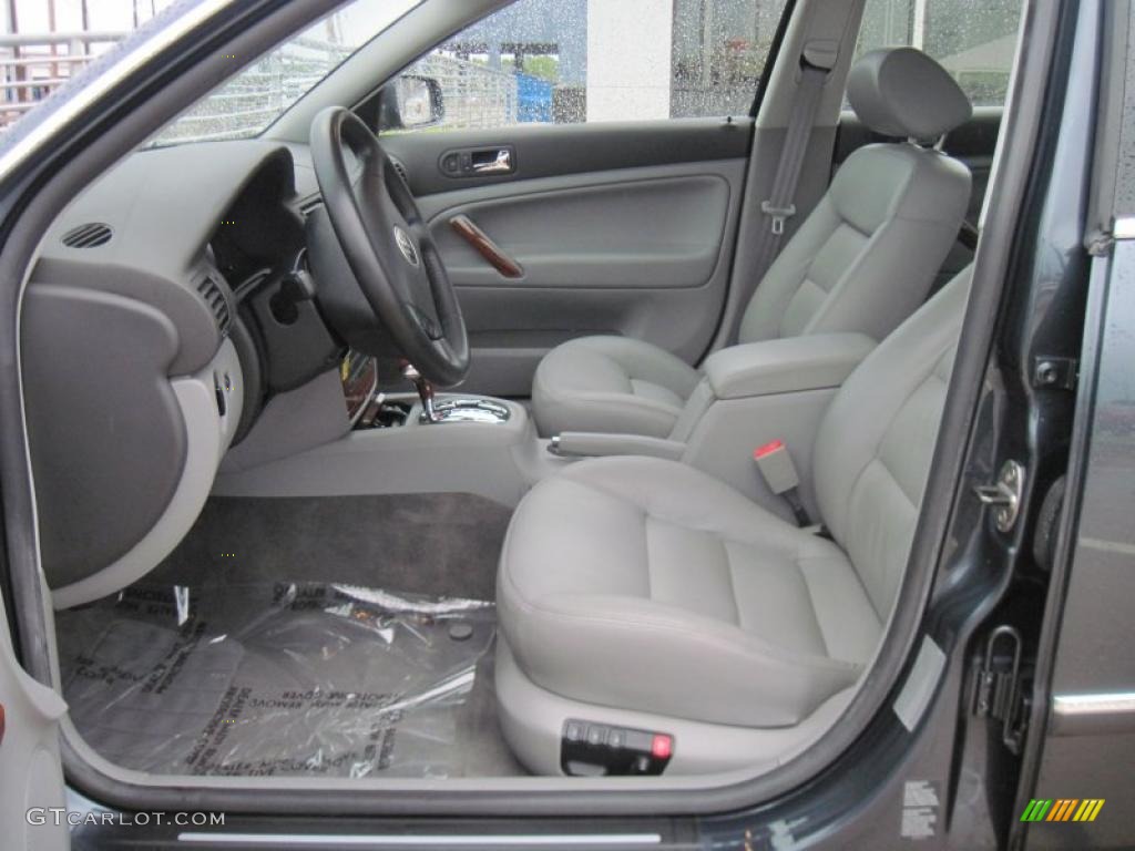 2003 Passat GLX 4Motion Wagon - Blue Anthracite Pearl / Grey photo #8