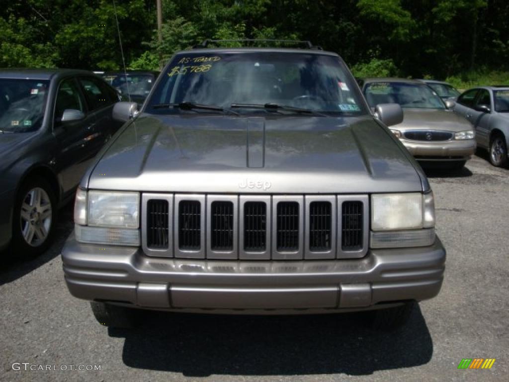 1998 Grand Cherokee Limited 4x4 - Bright Platinum / Black photo #5