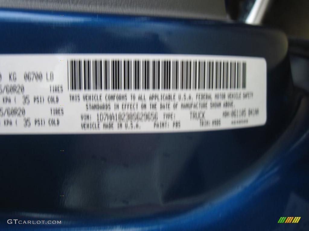 2008 Ram 1500 Big Horn Edition Quad Cab - Electric Blue Pearl / Medium Slate Gray photo #12