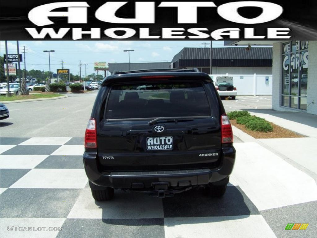 2006 4Runner Sport Edition 4x4 - Black / Dark Charcoal photo #3