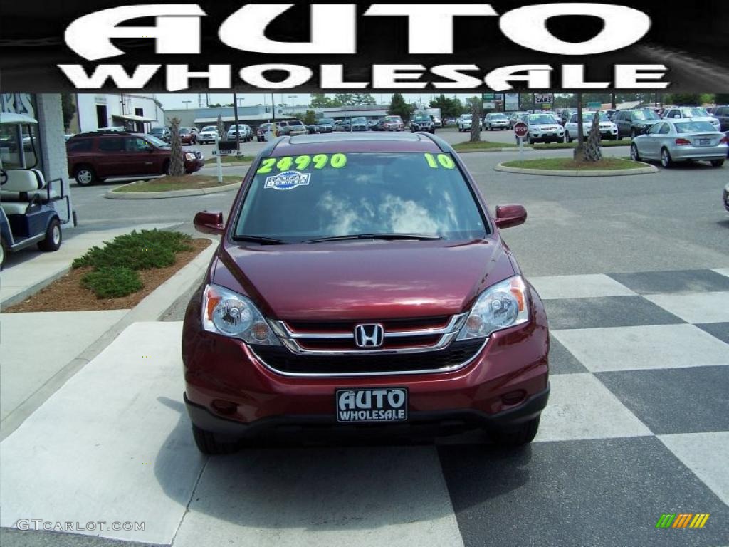 2010 CR-V EX-L - Tango Red Pearl / Gray photo #2