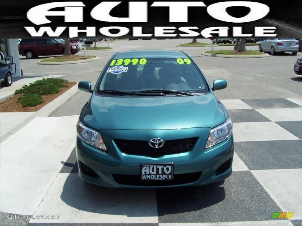 2009 Corolla  - Capri Sea Green Metallic / Bisque photo #2