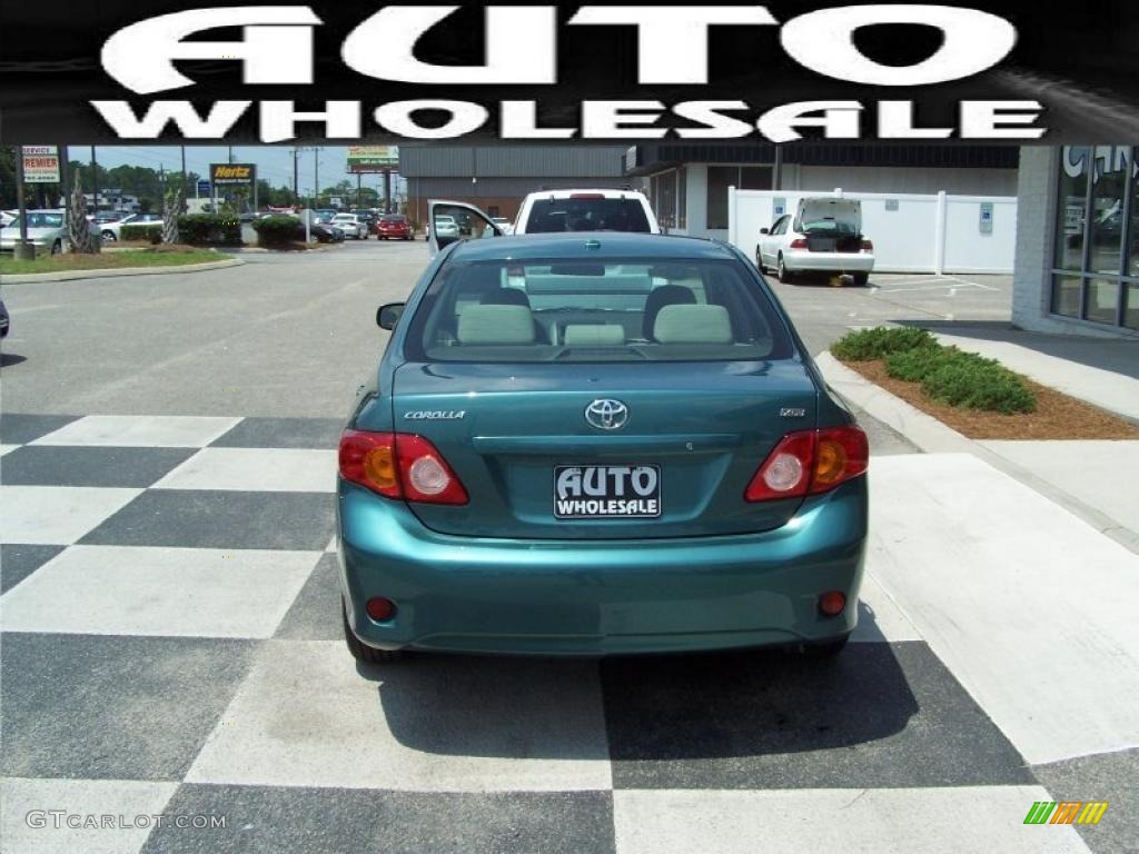 2009 Corolla  - Capri Sea Green Metallic / Bisque photo #3