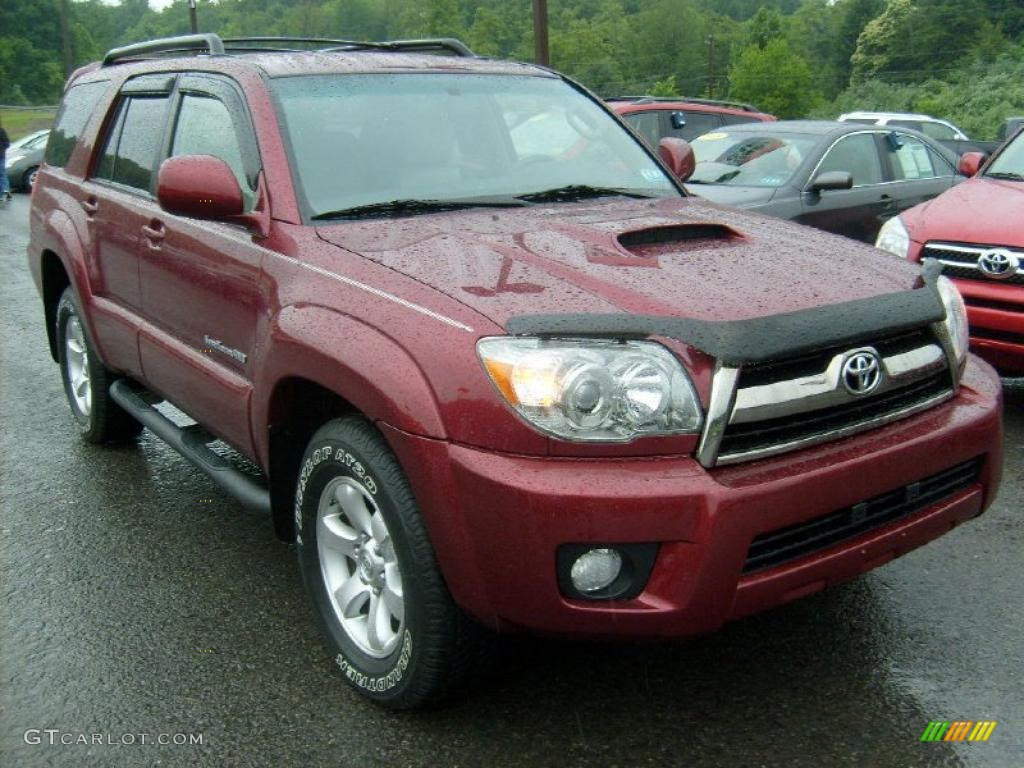 2007 4Runner Sport Edition 4x4 - Salsa Red Pearl / Dark Charcoal photo #1