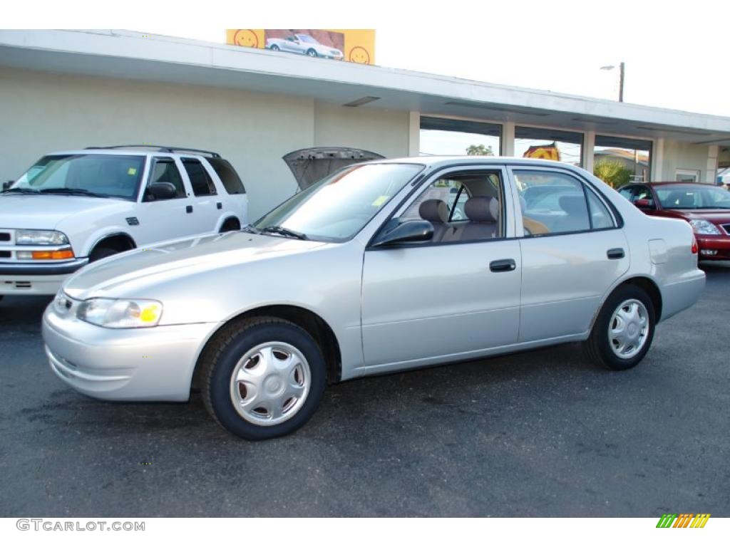 1999 Corolla VE - Silver Stream Opal / Light Charcoal photo #4