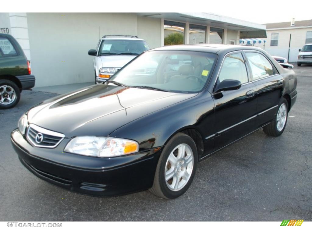 2000 626 ES-V6 - Black Onyx / Beige photo #3