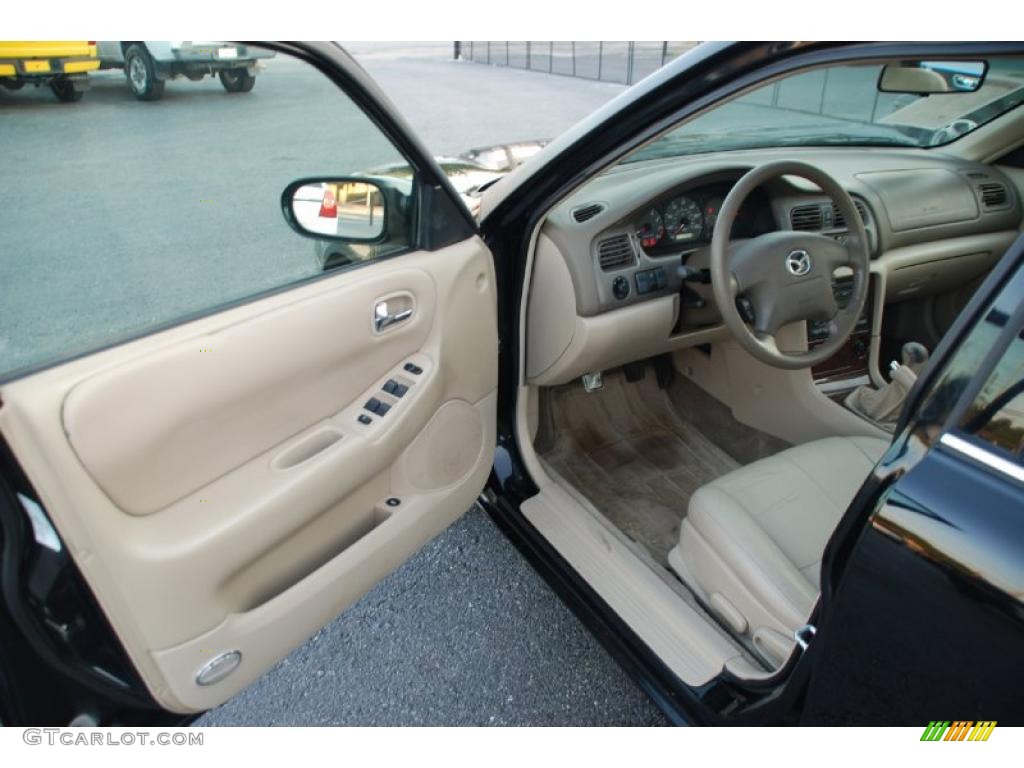 2000 626 ES-V6 - Black Onyx / Beige photo #10