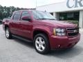2007 Sport Red Metallic Chevrolet Avalanche LTZ 4WD  photo #2