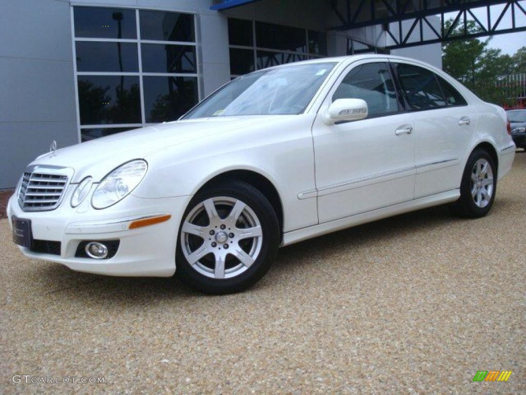 2008 E 320 BlueTEC Sedan - Arctic White / Ash photo #2