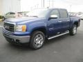 Laser Blue Metallic - Sierra 1500 SLE Crew Cab 4x4 Photo No. 1