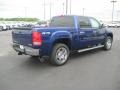 2010 Laser Blue Metallic GMC Sierra 1500 SLE Crew Cab 4x4  photo #4