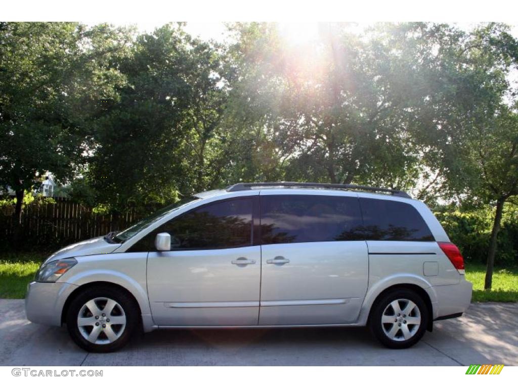 2004 Quest 3.5 SE - Silver Mist Metallic / Beige photo #2