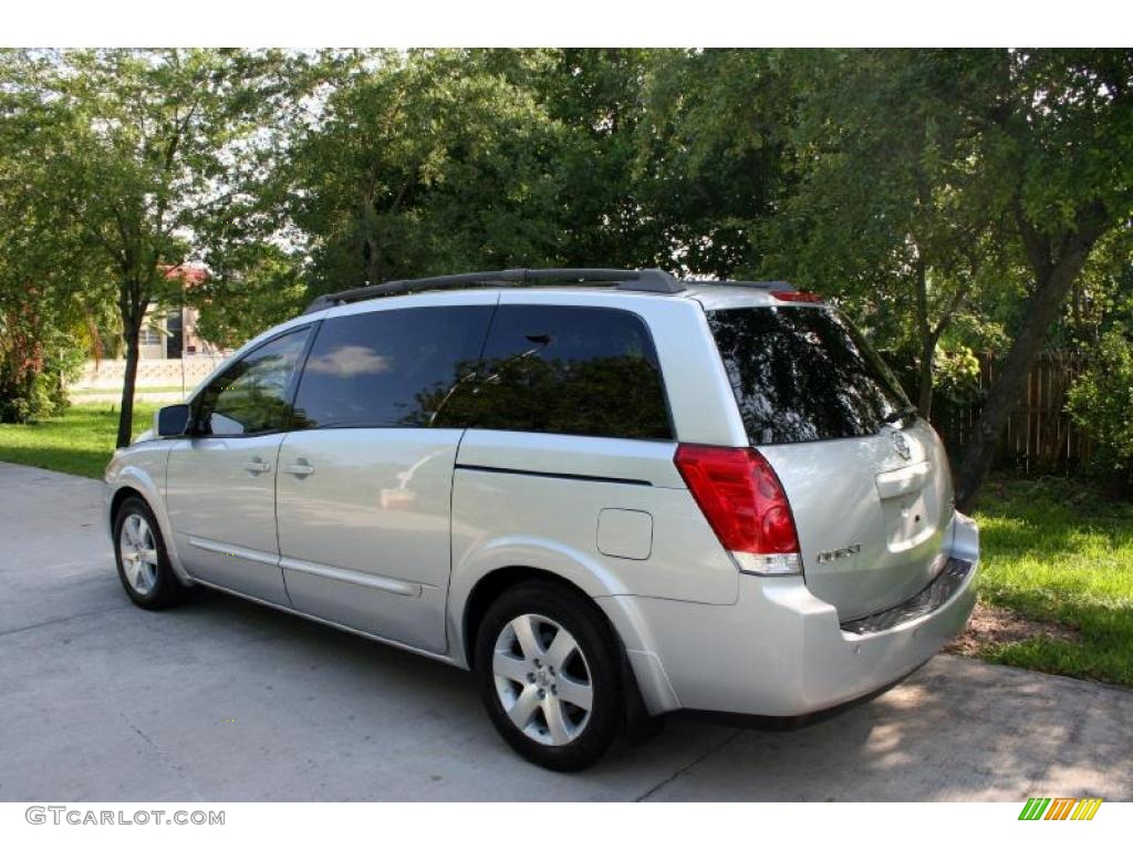 2004 Quest 3.5 SE - Silver Mist Metallic / Beige photo #4