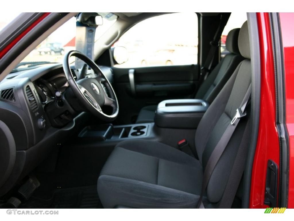 2007 Sierra 1500 SLE Extended Cab 4x4 - Fire Red / Ebony Black photo #7