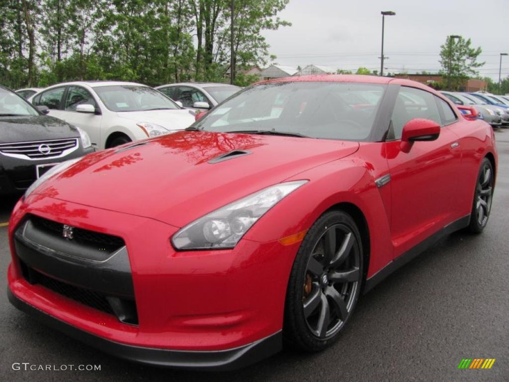 2011 GT-R Premium - Solid Red / Black Leather photo #1
