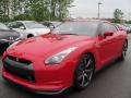 2011 Solid Red Nissan GT-R Premium  photo #1