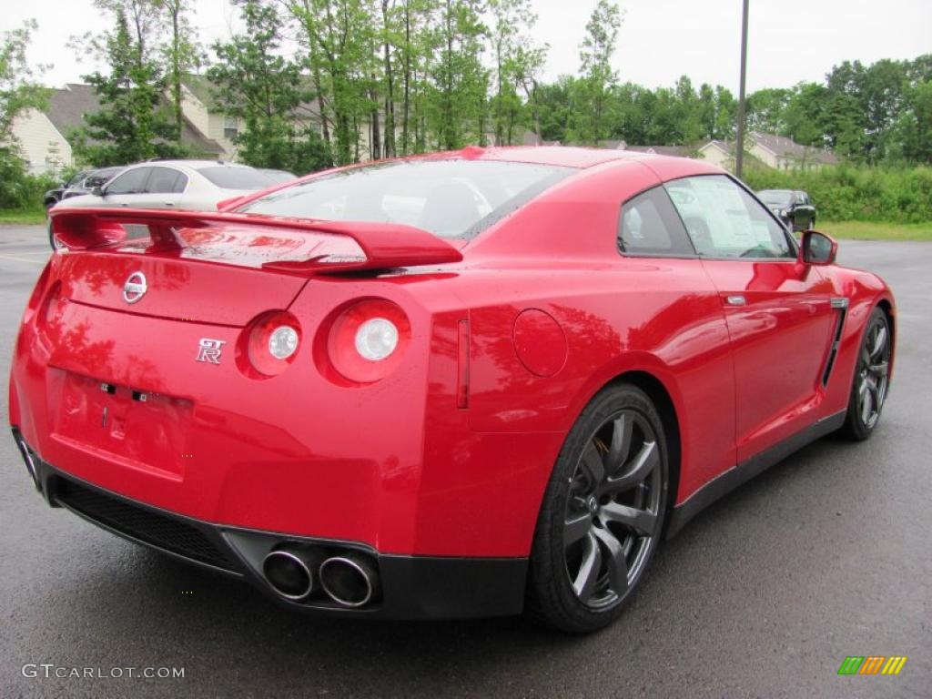 2011 GT-R Premium - Solid Red / Black Leather photo #2