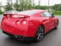 2011 Solid Red Nissan GT-R Premium  photo #2