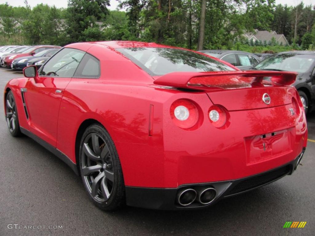 2011 GT-R Premium - Solid Red / Black Leather photo #12