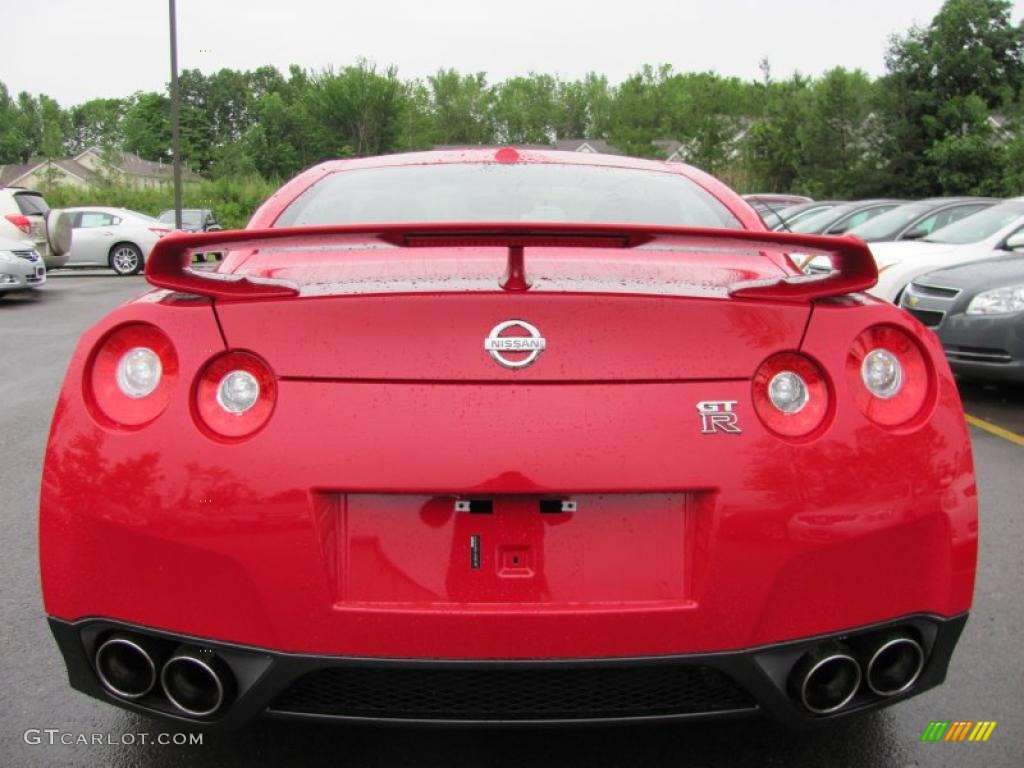 2011 GT-R Premium - Solid Red / Black Leather photo #13