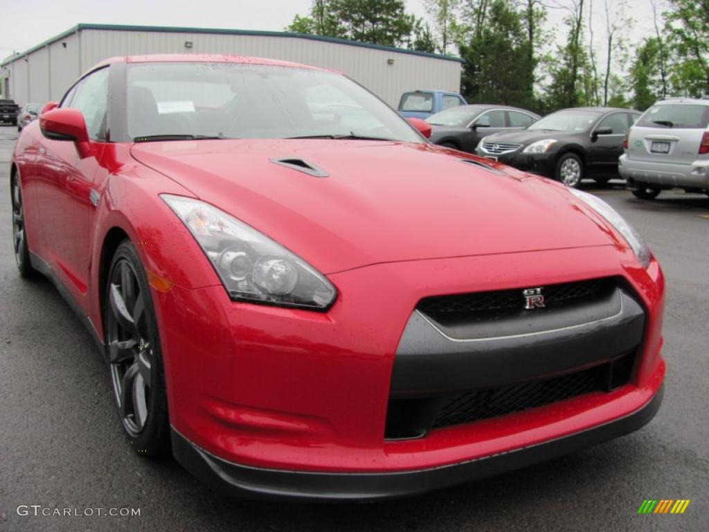 2011 GT-R Premium - Solid Red / Black Leather photo #14