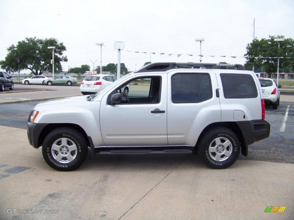 2008 Xterra S - Silver Lightning / Steel/Graphite photo #1