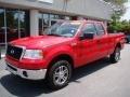 Bright Red - F150 XLT SuperCab 4x4 Photo No. 1