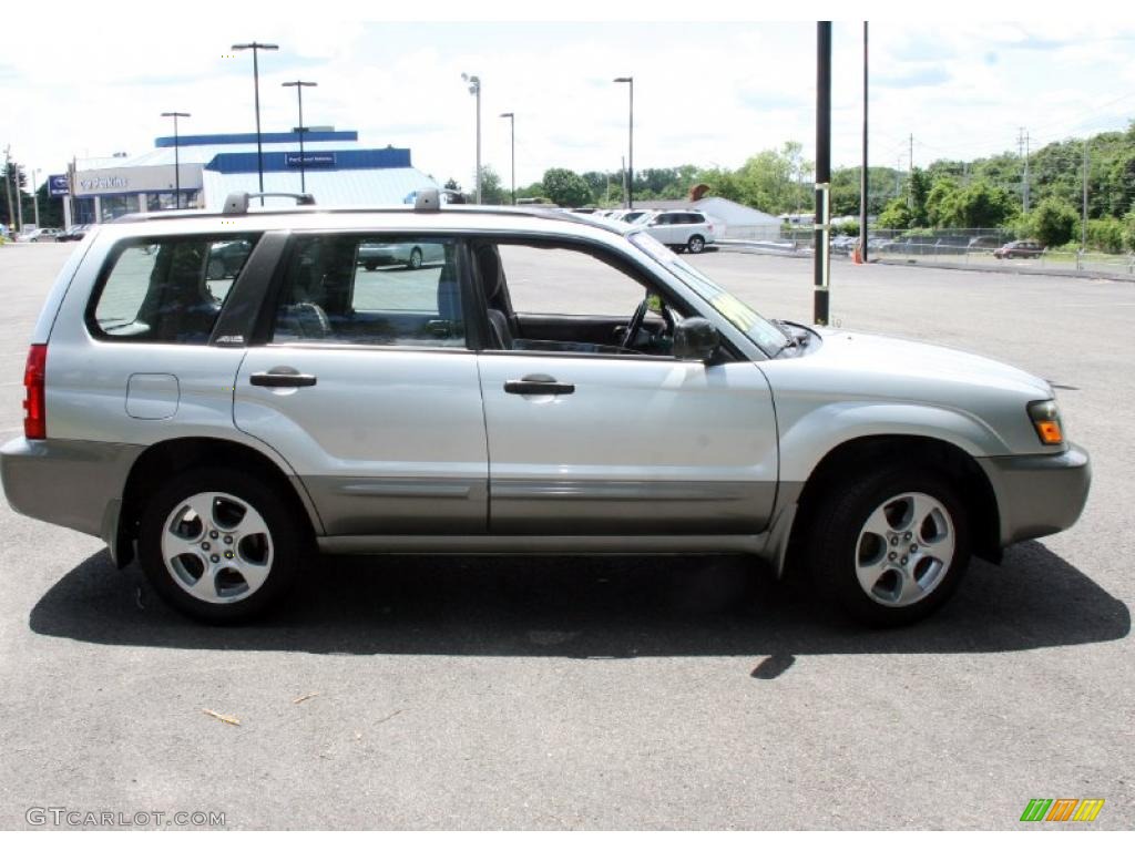 2003 Forester 2.5 XS - Platinum Silver Metallic / Gray photo #4