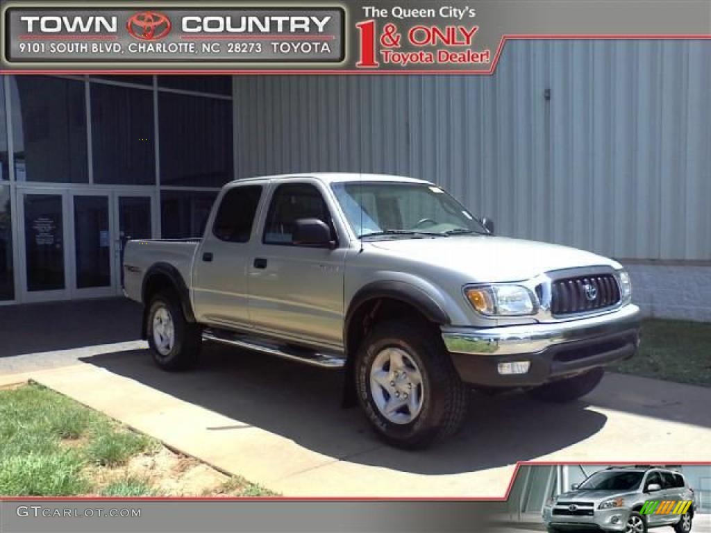 2004 Tacoma V6 PreRunner Double Cab - Lunar Mist Metallic / Charcoal photo #1