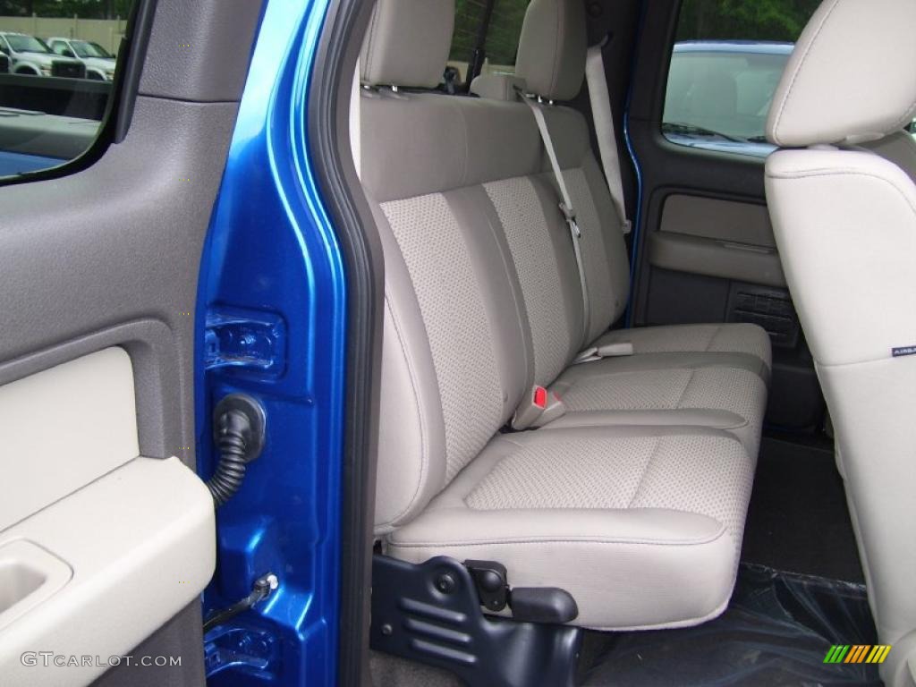 2010 F150 XLT SuperCab 4x4 - Blue Flame Metallic / Medium Stone photo #14