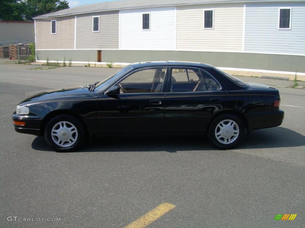 1994 Camry XLE V6 Sedan - Dark Emerald Pearl / Beige photo #5