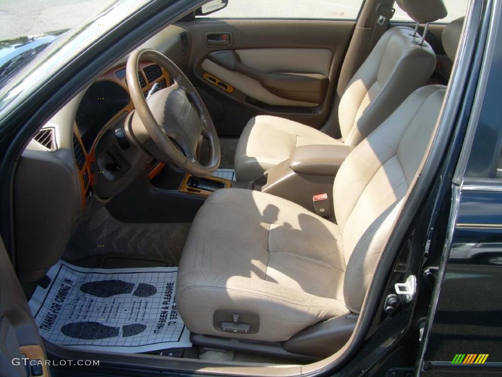 1994 Camry XLE V6 Sedan - Dark Emerald Pearl / Beige photo #14