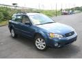 2007 Newport Blue Pearl Subaru Outback 2.5i Wagon  photo #3