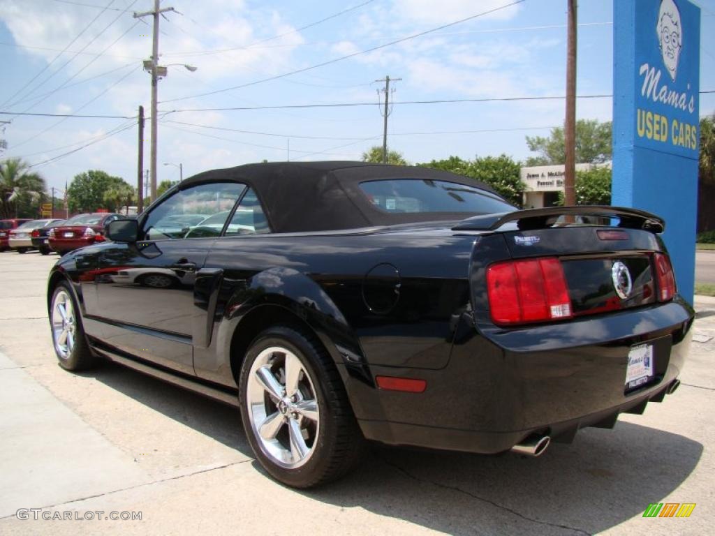 2007 Mustang GT/CS California Special Convertible - Black / Black/Dove Accent photo #6