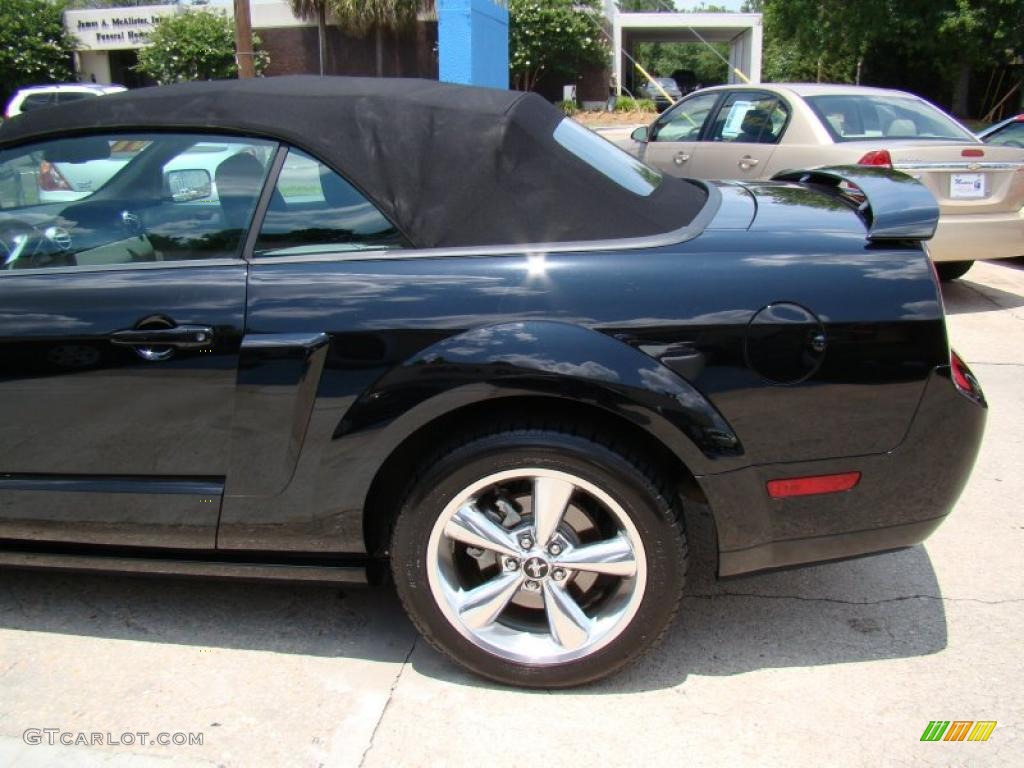 2007 Mustang GT/CS California Special Convertible - Black / Black/Dove Accent photo #29