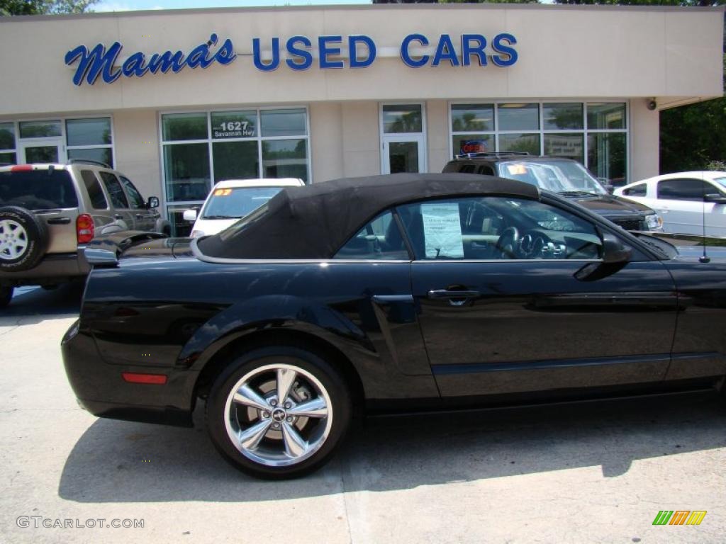 2007 Mustang GT/CS California Special Convertible - Black / Black/Dove Accent photo #30