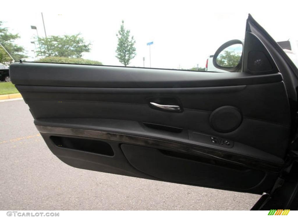 2008 3 Series 335xi Coupe - Jet Black / Black photo #27