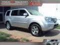 2010 Alabaster Silver Metallic Honda Pilot EX-L  photo #1